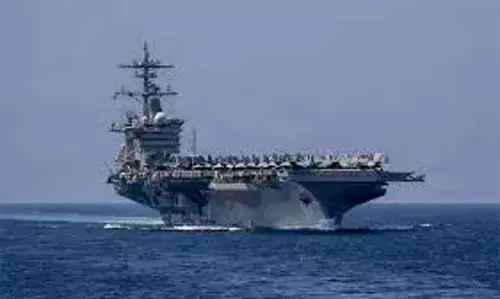 US Warship Abraham Lincoln: అమెరికా వార్ షిప్ అబ్రహం లింకన్ పై దాడి చేశామన్న ఇరాన్.. అలాంటిది ఏమీ లేదన్న అమెరికా