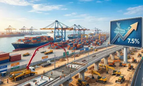 ECONOMY: భారత ఆర్థిక రథం జోరు: 7.5 శాతానికి జిడిపి వృద్ధి!