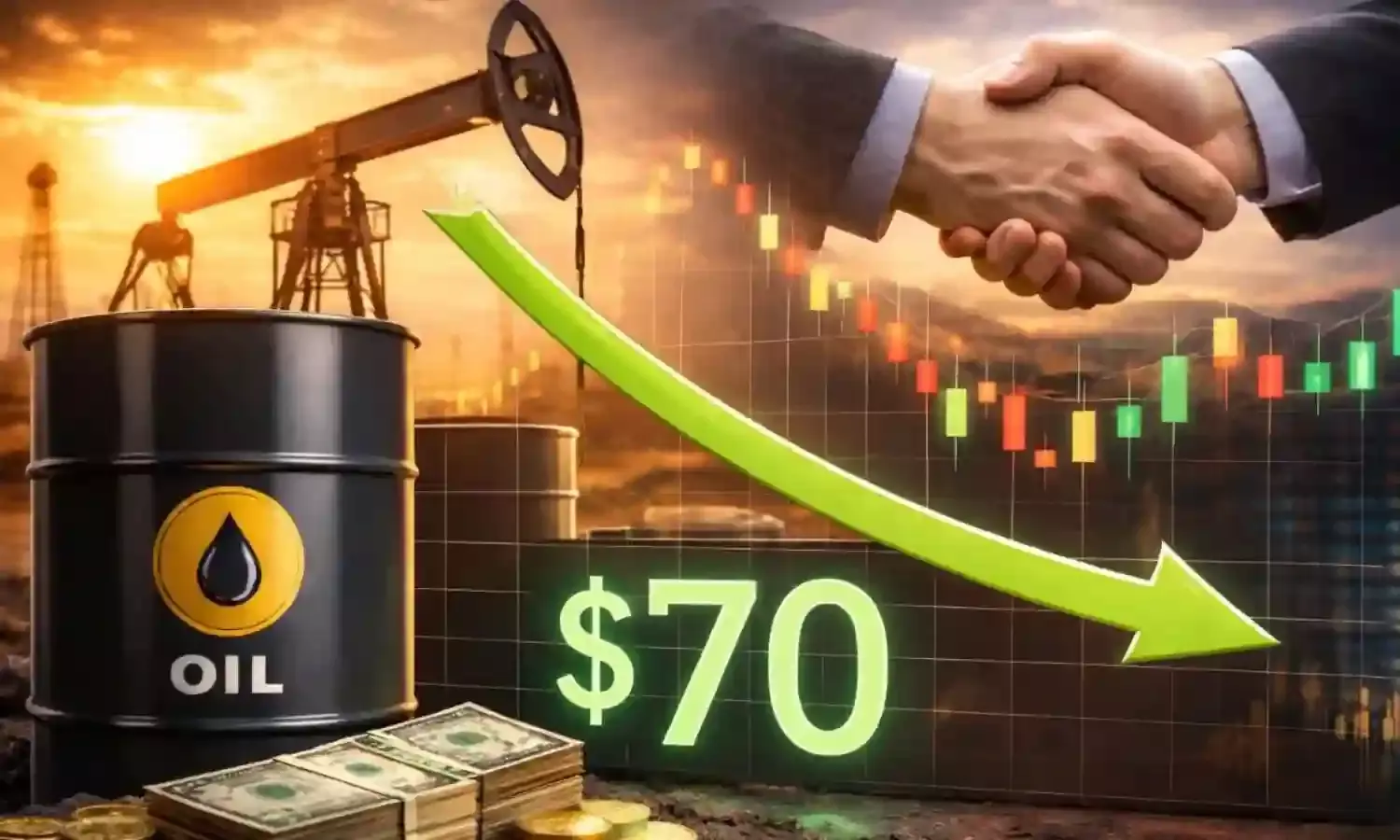 Crude Oil : 1991 తర్వాత అతిపెద్ద పతనం.. ఆకాశం నుంచి నేలకు దిగివచ్చిన క్రూడాయిల్ రేట్లు.