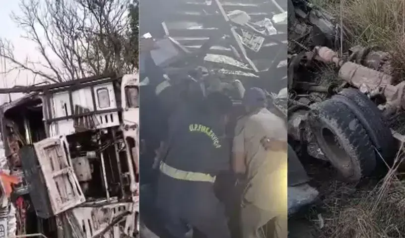 Road Accident: యూపీలో ఘోర రోడ్డు ప్రమాదం.. పెళ్లి బృందంలోని ఆరుగురి దుర్మరణం Road Accident: యూపీలో ఘోర రోడ్డు ప్రమాదం.. పెళ్లి బృందంలోని ఆరుగురి దుర్మరణం